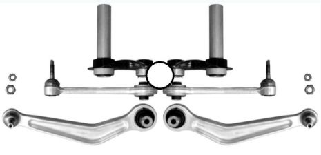 Набор рычагов задней подвески BMW 5 (E39/E60), RAISO (RL333200KIT) Набор рычагов задней подвески BMW 5 (E39/E60), RAISO (RL333200KIT)