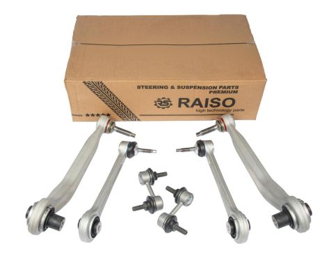 Комплект рычагов задней подвески для BMW 5 (E39) 95-04, RAISO (RL348886BKIT)