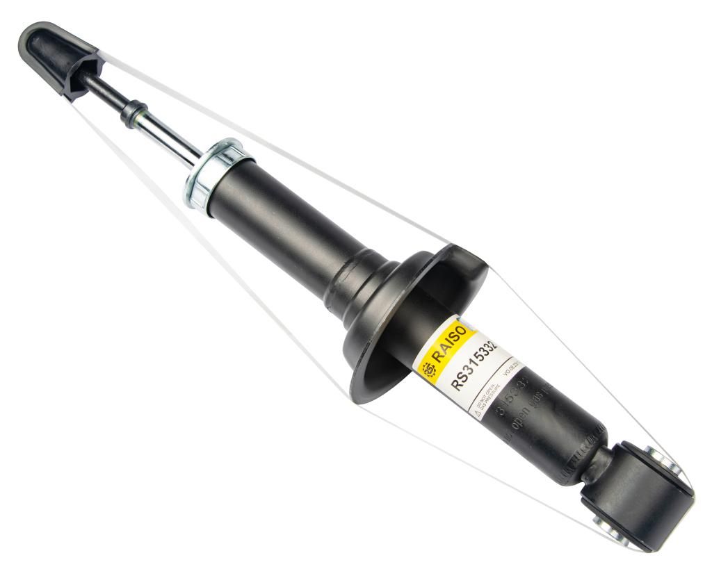 Задний амортизатор для Mitsubishi Lancer 08- (газ.), RAISO (RS315332) Задний амортизатор для Mitsubishi Lancer 08- (газ.), RAISO (RS315332)