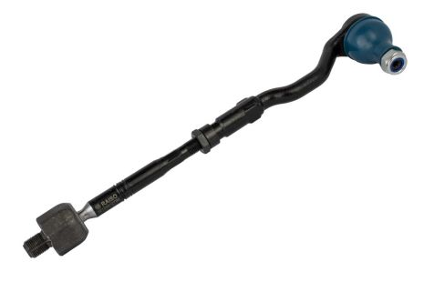 Тяга рулевая (с наконечником) для BMW X3 (E83) 04-10 (длина 385мм), RAISO (RL412798B)