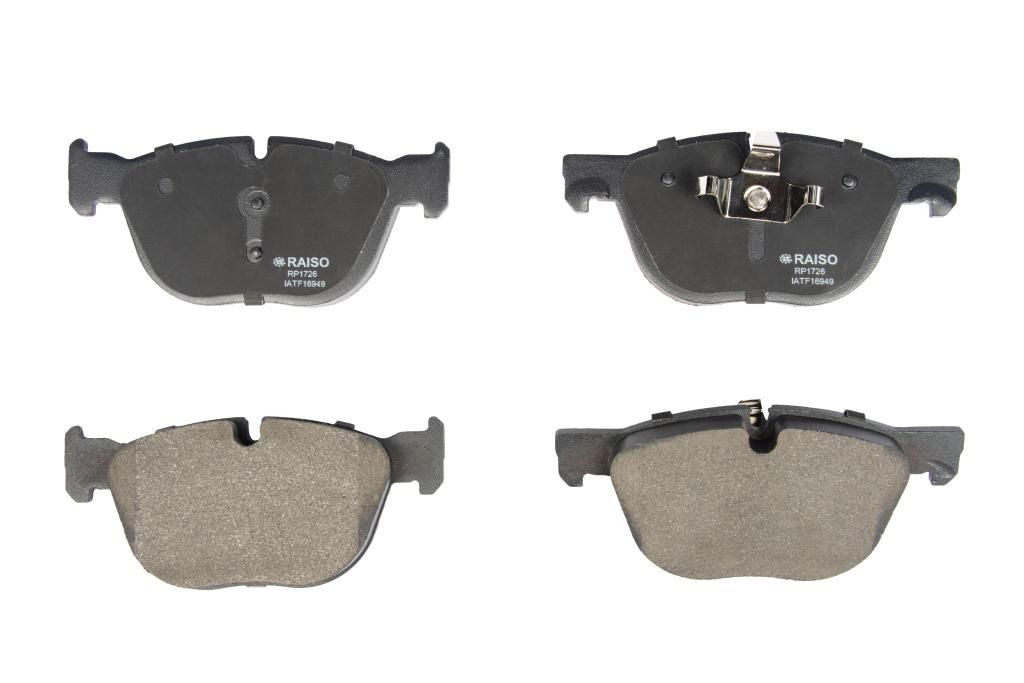 Передние дисковые тормозные колодки BMW X5/X6 07-, RAISO (RP1726) Передние дисковые тормозные колодки BMW X5/X6 07-, RAISO (RP1726)