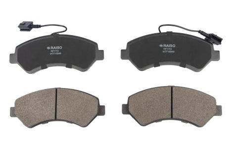 Передние тормозные колодки для Jumper/Ducato/Boxer (с датчиками) 06-, RAISO (RP1703)