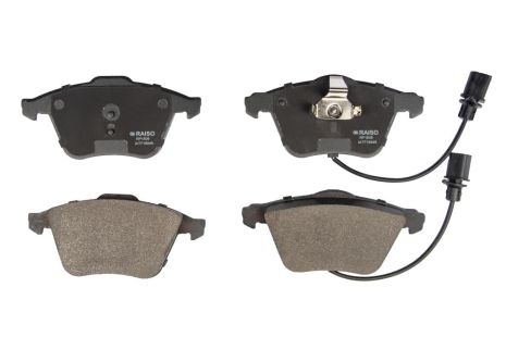 Передние дисковые тормозные колодки для Nissan Qashqai X-Trail (T31) (с датчиками) 07-, RAISO (RP1809)