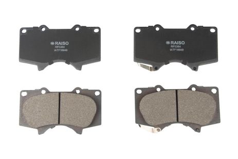 Тормозные колодки передние Land Cruiser/Hilux VII/Lexus GX/Pajero 01-, RAISO (RP3364) Тормозные колодки передние Land Cruiser/Hilux VII/Lexus GX/Pajero 01-, RAISO (RP3364)
