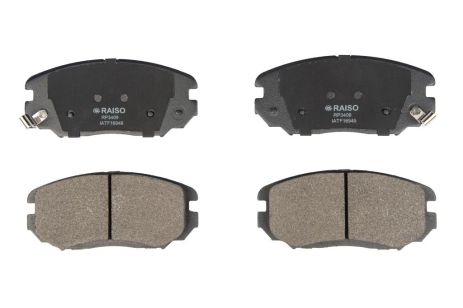 Колодки тормозные передние дисковые Tucson 04-10, RAISO (RP3409)