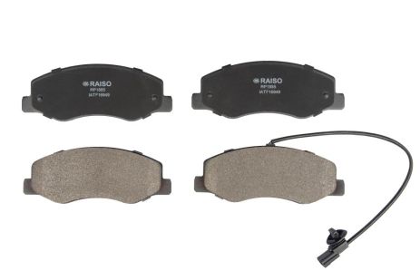 Задние тормозные колодки (спарка) для Master Movano (с датчиком) 10-, RAISO (RP1885)