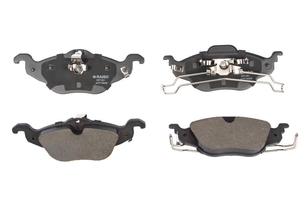 Тормозные колодки передние диск. Astra G/Zafira A 98-09, RAISO (RP1351) Тормозные колодки передние диск. Astra G/Zafira A 98-09, RAISO (RP1351)