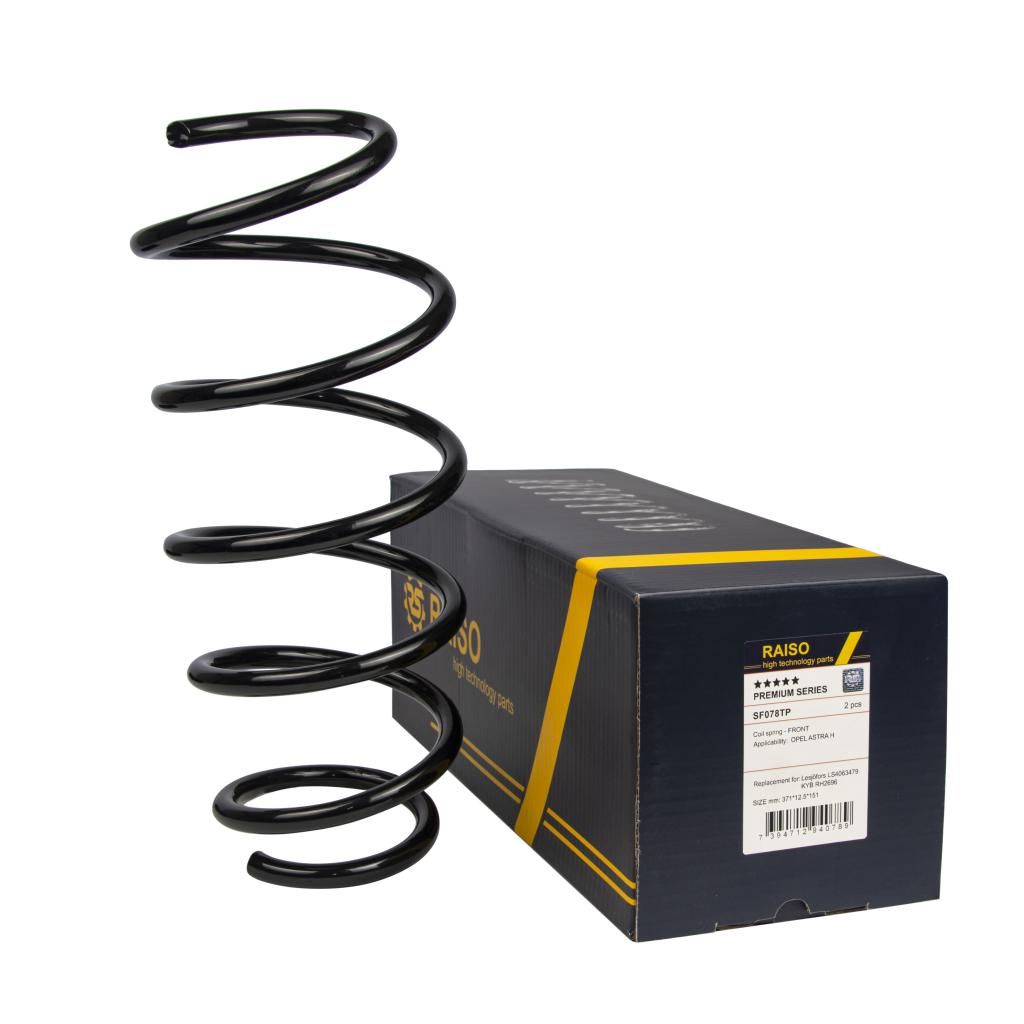 Пружина передня Opel Astra H 04-10, RAISO (SF078TP) Пружина передня Opel Astra H 04-10, RAISO (SF078TP)