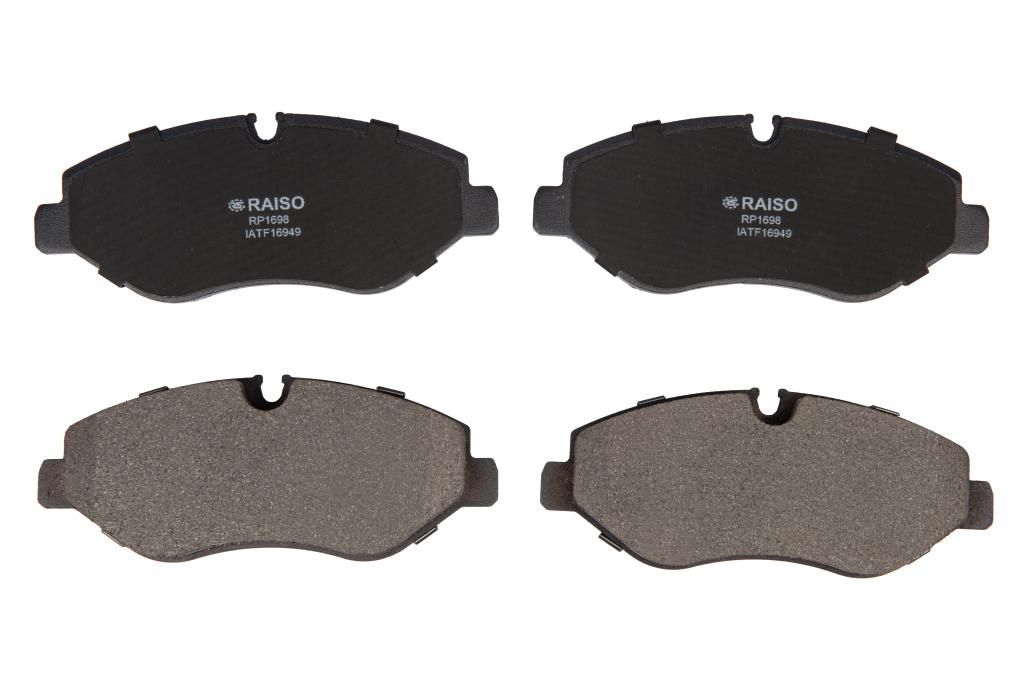 Передні Гальмівні Колодки для Sprinter/Crafter 06-, Дискові, RAISO (RP1698) Передні Гальмівні Колодки для Sprinter/Crafter 06-, Дискові, RAISO (RP1698)