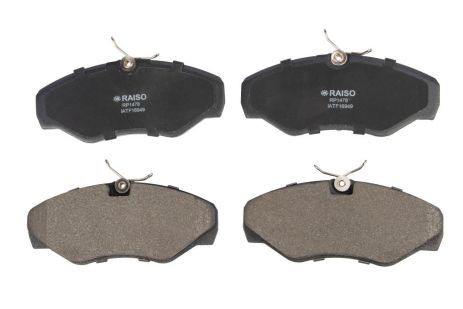 Передние дисковые тормозные колодки для Primastar/Vivaro A/Trafic II/Espace III 00-14, RAISO (RP1478) Передние дисковые тормозные колодки для Primastar/Vivaro A/Trafic II/Espace III 00-14, RAISO (RP1478)