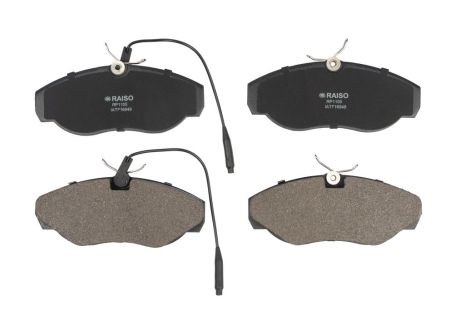 Передние дисковые тормозные колодки для Jumper/Ducato/Boxer (с датчиками) 94-06, RAISO (RP1105)