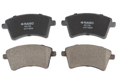 Передние дисковые тормозные колодки Kangoo 08-, RAISO (RP1785)