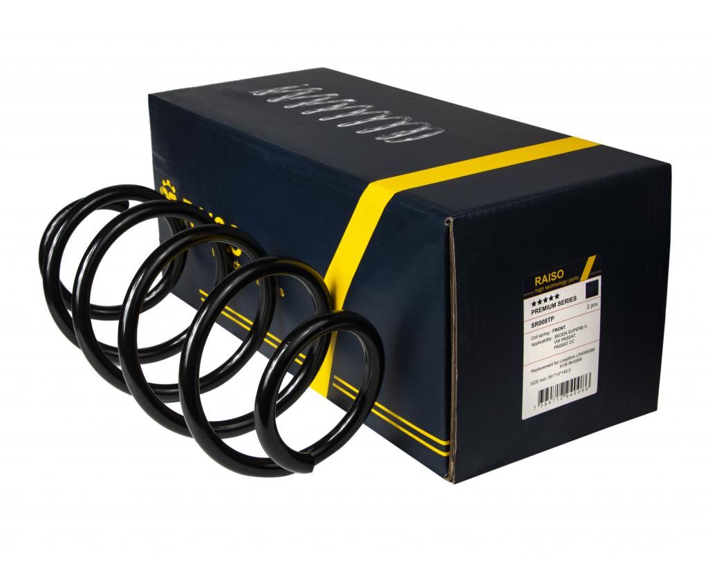 Передня пружина Passat/Superb 05-, RAISO (SF008TP) Передня пружина Passat/Superb 05-, RAISO (SF008TP)