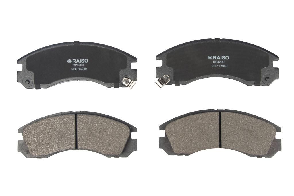 Outlander 12-/Peugeot 4007 07- Колодки тормозные диск. перед., RAISO (RP3200) Outlander 12-/Peugeot 4007 07- Колодки тормозные диск. перед., RAISO (RP3200)