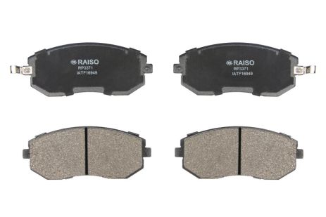 Передние тормозные колодки для Impreza/Forester 02-, RAISO (RP3371)