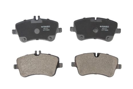 Передние дисковые тормозные колодки для MB C-class (W203/CL203/S203) 00-11, RAISO, модель RP1413 Передние дисковые тормозные колодки для MB C-class (W203/CL203/S203) 00-11, RAISO, модель RP1413