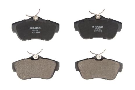 Тормозные колодки для задних дисков Scudo Expert 07-, RAISO (RP1740) Тормозные колодки для задних дисков Scudo Expert 07-, RAISO (RP1740)