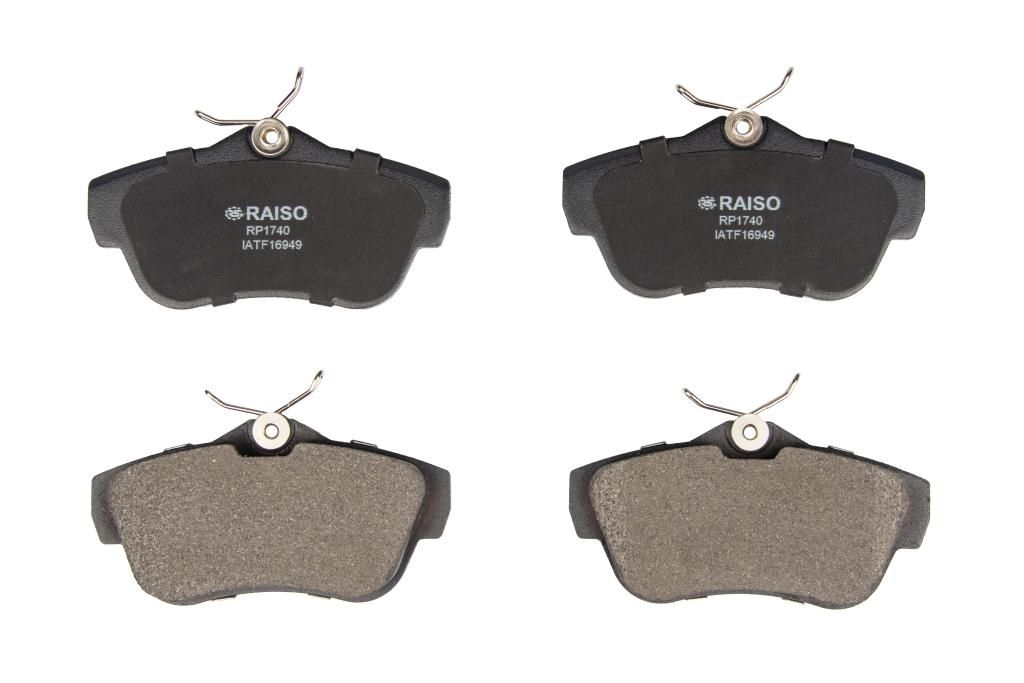 Колодки гальмівні диск. зад. Scudo Expert 07-, RAISO (RP1740) - Надійне гальмування Колодки гальмівні диск. зад. Scudo Expert 07-, RAISO (RP1740) - Надійне гальмування