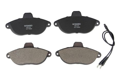 Передні дискові колодки Jumpy/Scudo/Expert з датчиками 96-, RAISO (RP1216)