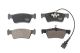 Задние дисковые тормозные колодки VW T5 (с датчиком) 03-, RAISO (RP1671)