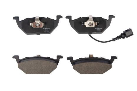Передние тормозные колодки с датчиком для Caddy III/Golf V/Octavia/A3 03-, RAISO (RP1386) Передние тормозные колодки с датчиком для Caddy III/Golf V/Octavia/A3 03-, RAISO (RP1386)