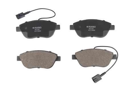 Передние тормозные колодки диск. Doblo/Combo (с датчиками) 01-, RAISO (RP1483) Передние тормозные колодки диск. Doblo/Combo (с датчиками) 01-, RAISO (RP1483)