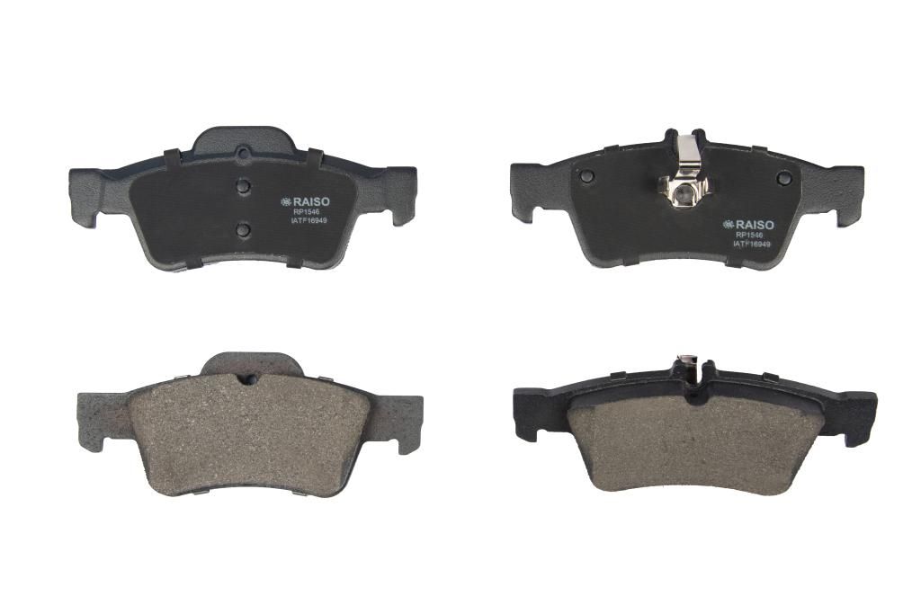 Задние тормозные дисковые колодки для MB E-Class (W211/W212) S-Class (W220/W221) 99-, RAISO (RP1546) Задние тормозные дисковые колодки для MB E-Class (W211/W212) S-Class (W220/W221) 99-, RAISO (RP1546)