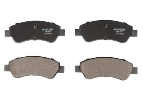 Передние тормозные колодки для Peugeot 206/307/207/208 96-, RAISO (RP1677) Передние тормозные колодки для Peugeot 206/307/207/208 96-, RAISO (RP1677)