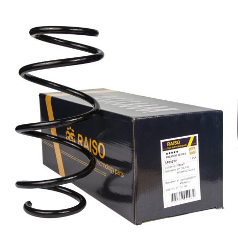 Пружина передняя для VW Golf VII, Skoda Octavia III 12- (механическая КПП), RAISO (SF093TP)