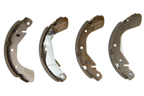 Задні барабанні гальмівні колодки для Aveo/Kalos/Spark 03-21, RAISO (RB8760) Задні барабанні гальмівні колодки для Aveo/Kalos/Spark 03-21, RAISO (RB8760)