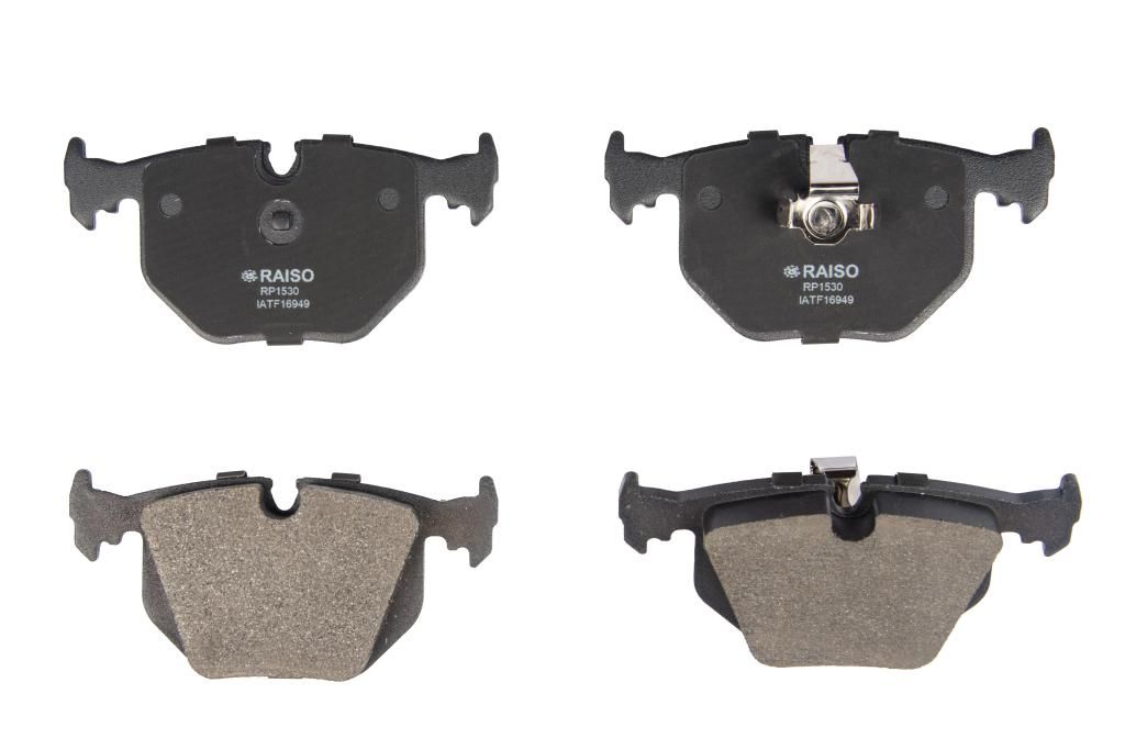 Задні гальмівні колодки дискові BMW 3 (E46)/5 (E34/E39)/7(E38)/8 (E31) 90-12, RAISO (RP1530) Задні гальмівні колодки дискові BMW 3 (E46)/5 (E34/E39)/7(E38)/8 (E31) 90-12, RAISO (RP1530)