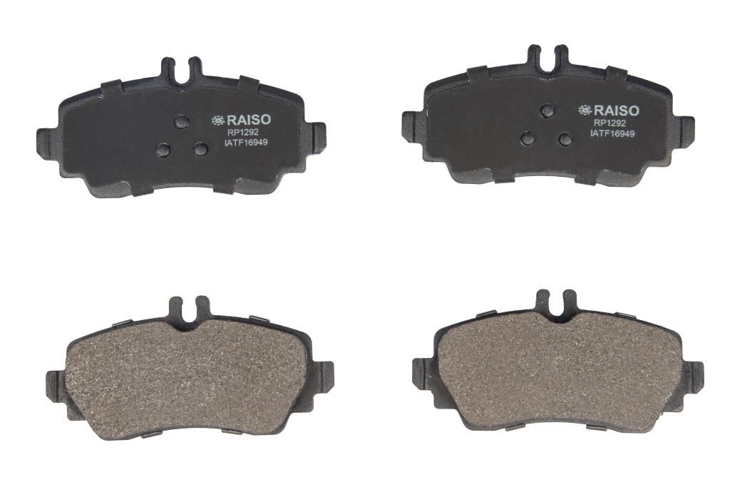 Передні гальмівні колодки диск. MB A-class (W168) 97-04, RAISO (RP1292) Передні гальмівні колодки диск. MB A-class (W168) 97-04, RAISO (RP1292)