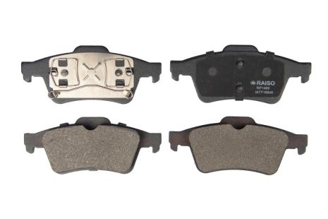 Задние дисковые тормозные колодки Лагуна II/Мегане II/Espace IV/Премера 00-08, RAISO (RP1469)