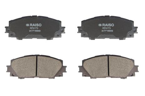 Передние дисковые тормозные колодки Prius 08-, RAISO (RP4173)