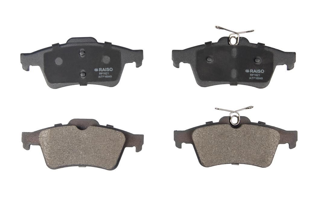 Задние дисковые тормозные колодки для Connect/Focus II/Citroen C5 01-, RAISO (RP1621) Задние дисковые тормозные колодки для Connect/Focus II/Citroen C5 01-, RAISO (RP1621)