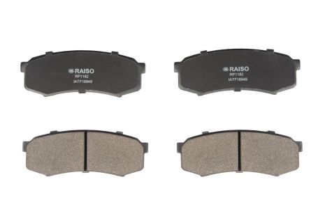 Тормозные колодки задние Land Cruiser 90-09, RAISO (RP1182)