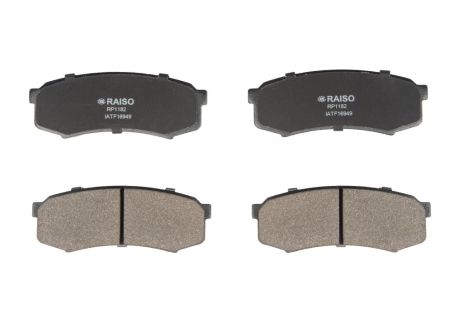 Тормозные колодки задние Land Cruiser 90-09, RAISO (RP1182)
