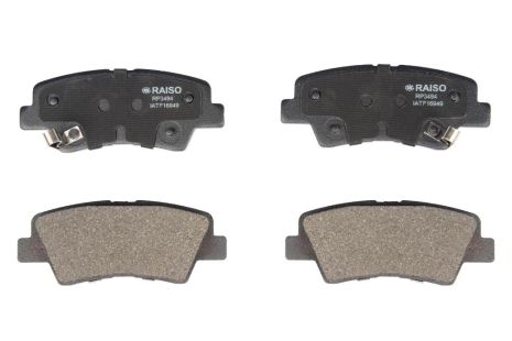 Тормозные колодки задние для Elantra V/i10/i30/Rio III 08-, RAISO (RP3494)