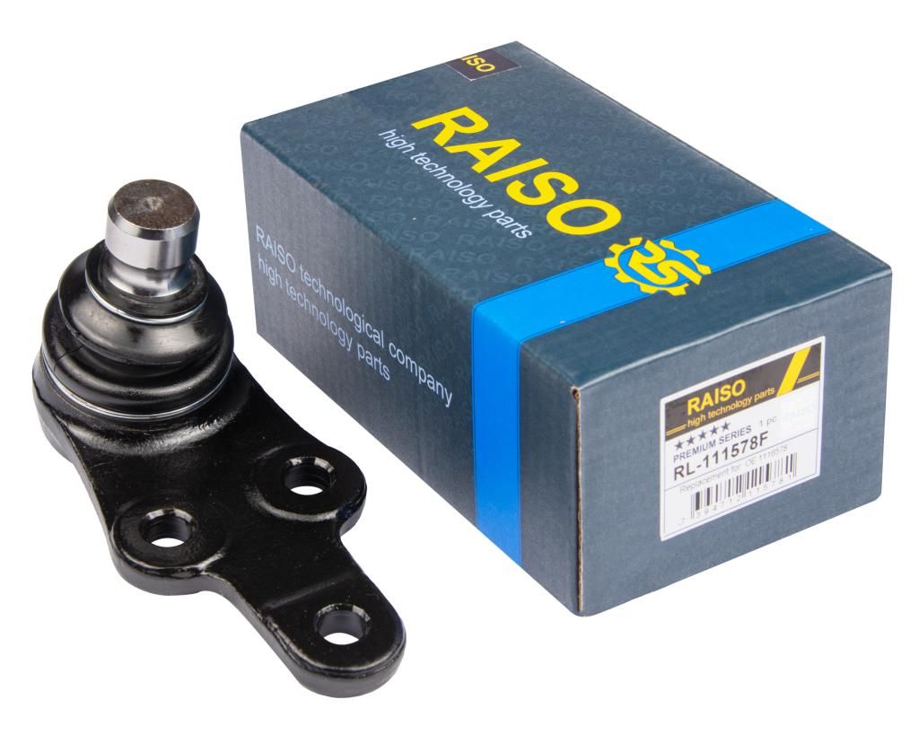 Передняя шаровая опора (нижняя передняя) для Ford Mondeo III/Jaguar X-Type 2000-2009, RAISO (RL111578F) Передняя шаровая опора (нижняя передняя) для Ford Mondeo III/Jaguar X-Type 2000-2009, RAISO (RL111578F)