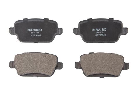Колодки тормозные диск. зад. Freelander II 06-14, RAISO (RP1708) Колодки тормозные диск. зад. Freelander II 06-14, RAISO (RP1708)