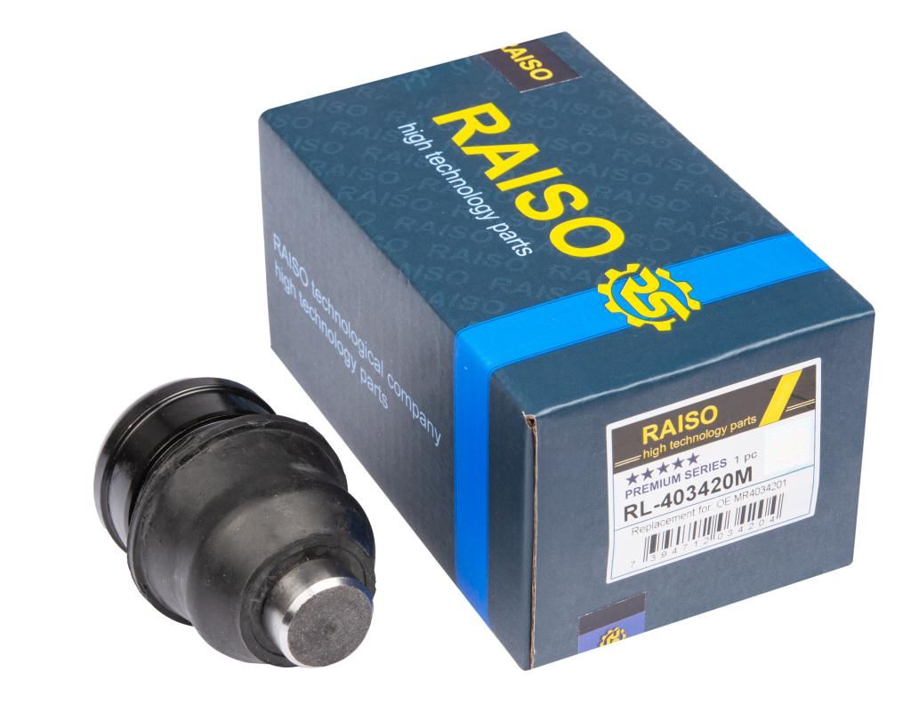 Передняя шаровая опора левая/правая (нижняя) для Mitsubishi Lancer VII/C-Crosser 03-, RAISO (RL403420M) Передняя шаровая опора левая/правая (нижняя) для Mitsubishi Lancer VII/C-Crosser 03-, RAISO (RL403420M)