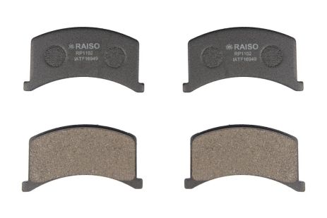 Передние дисковые тормозные колодки Таврия (1102) 89-07, RAISO (RP1102) Передние дисковые тормозные колодки Таврия (1102) 89-07, RAISO (RP1102)