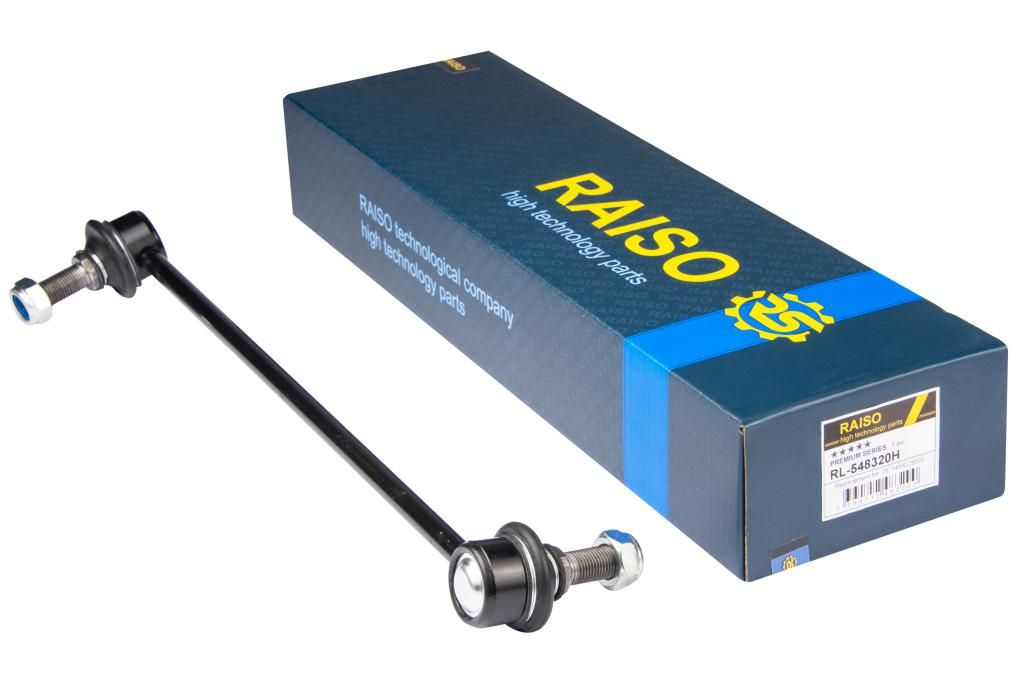 Передня ліва стійка стабілізатора Hyundai Santa FE II/ix55/Kia Sorento II/III 06-20, RAISO (RL548320H) Передня ліва стійка стабілізатора Hyundai Santa FE II/ix55/Kia Sorento II/III 06-20, RAISO (RL548320H)