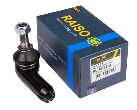 Левый наконечник рулевой тяги для Audi 100 C2/C3, 200 C2/C3, A6 C4 76-97, RAISO (RL443811A)