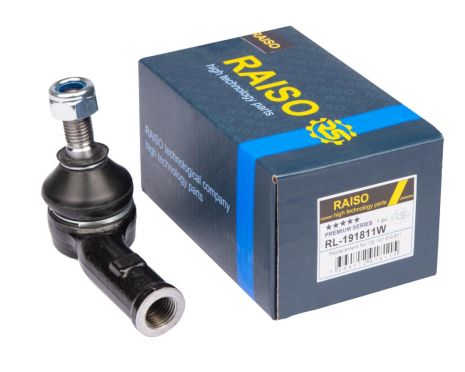 Левый наконечник рулевой тяги Volkswagen Golf/Passat/Polo/SEAT Toledo 82-02, RAISO (RL191811W) Левый наконечник рулевой тяги Volkswagen Golf/Passat/Polo/SEAT Toledo 82-02, RAISO (RL191811W)
