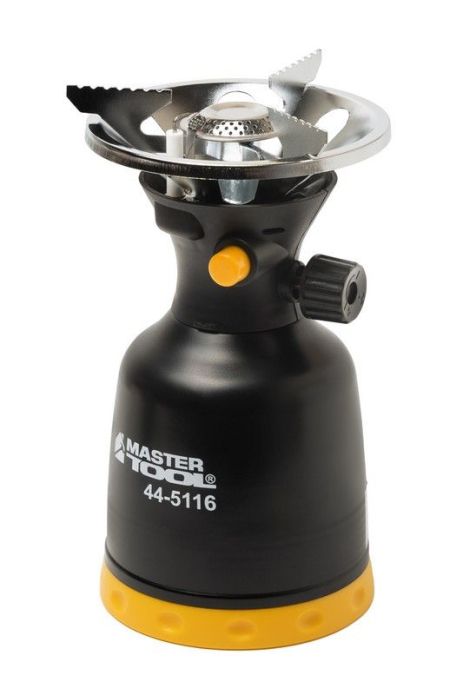 Газовий примус MASTERTOOL з п'єзопідпалом 2.16 кВт, витрата 154.3 г/год (44-5116)