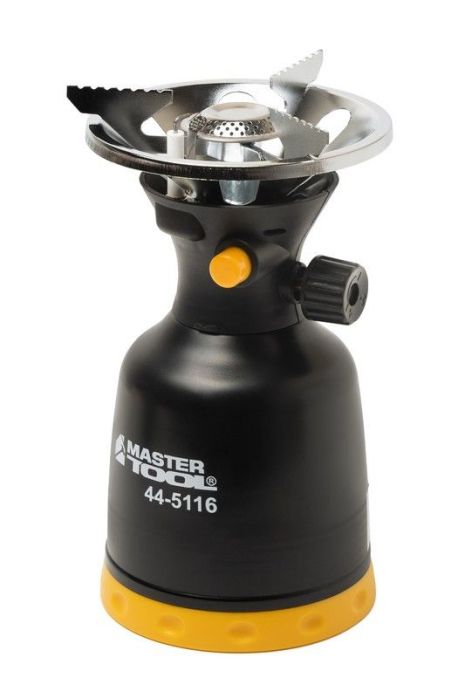 Газовий примус MASTERTOOL з п'єзопідпалом 2.16 кВт, витрата 154.3 г/год (44-5116)