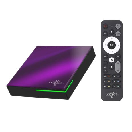 Ugoos SK4 4/64, Amlogic (S905X5M) Android 14, 4K AV1 Голос Керування