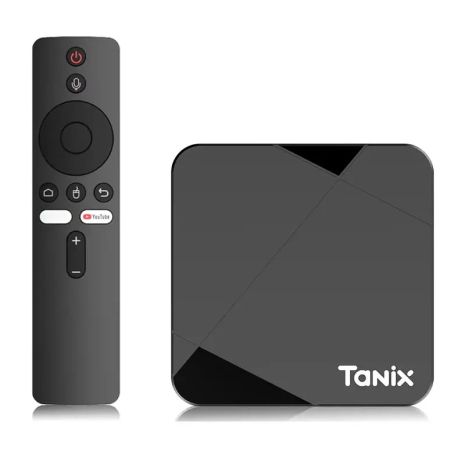 Smart TV Box Tanix TX5 4/32 DDR (S905Y5) ANDROID 14.0 с голосовым управлением