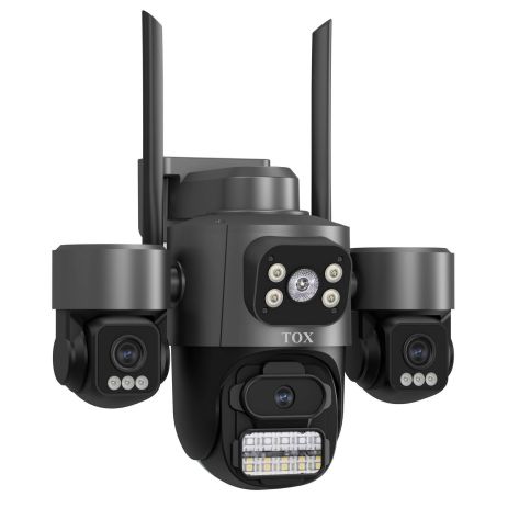 Уличная IP WiFi камера 3 в 1 TOX A32 ICSEE Отслеживание людей